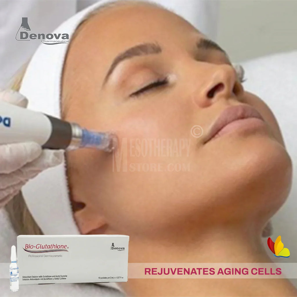 glutathione mesotherapy Bio-Glutathione By Denova plumping skin cream 4-Week Supply:Core BIO GLUTATHIONE By Bio