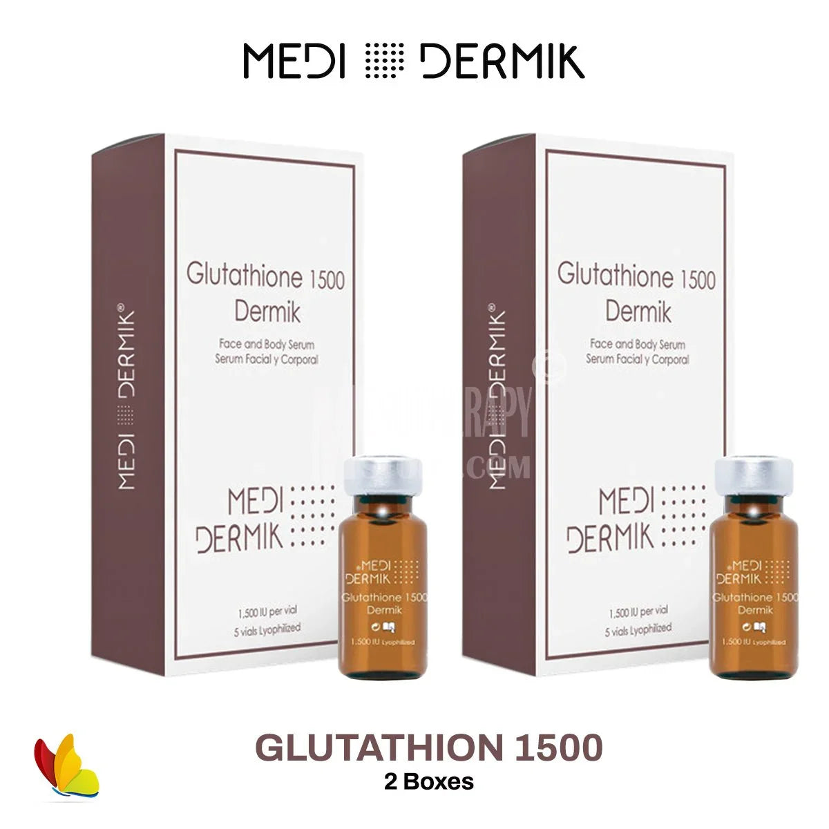 glutathione complex 1500 mg Gluta fair 5 in 1 2 Boxes Glutathione 1500 Dermik