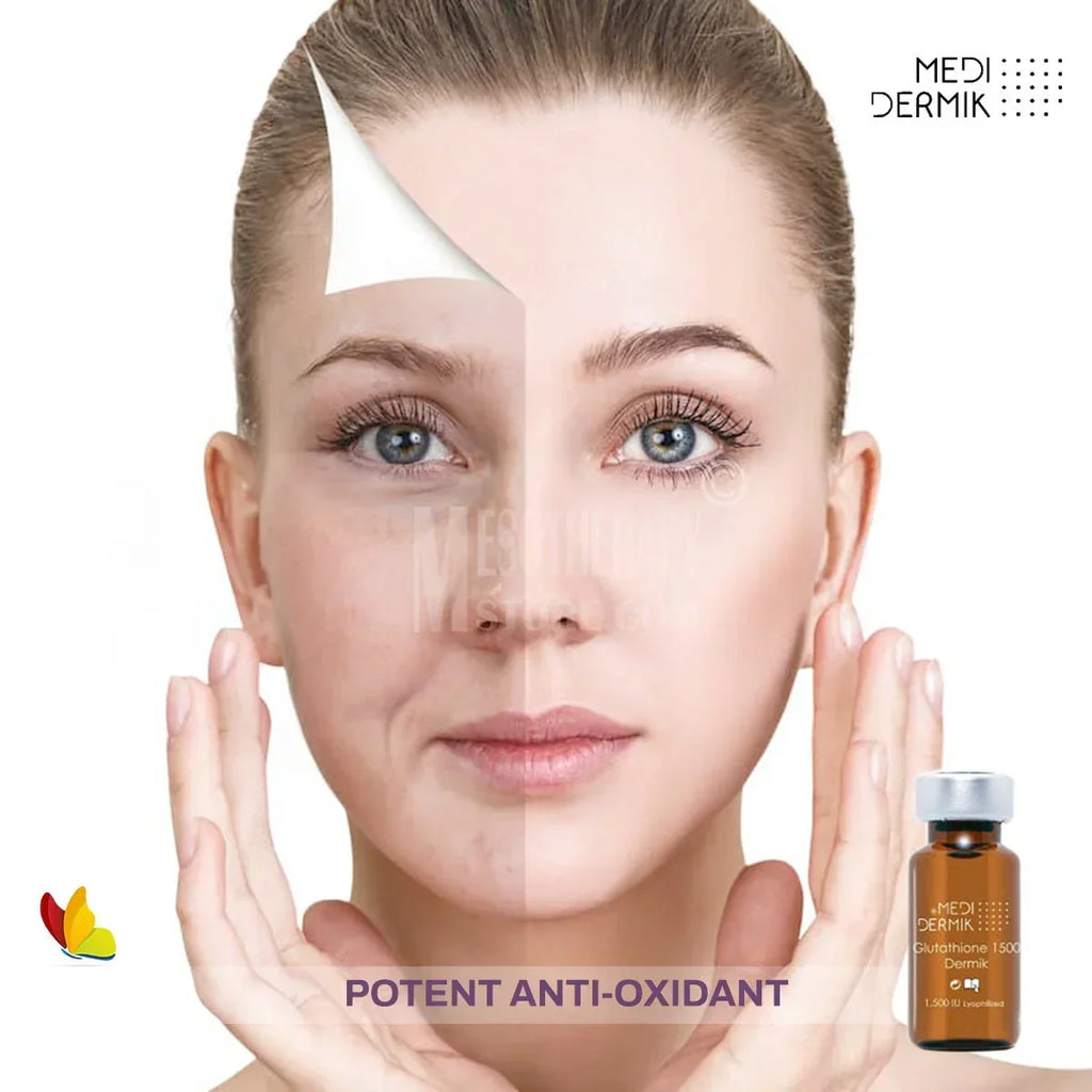 Glutathione 1500 Dermik Lyophilized Vials By Medidermik